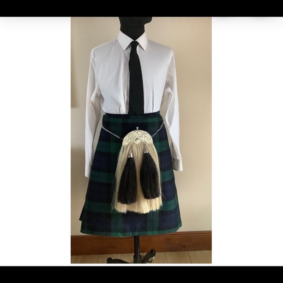 Sporran Other - Scottish Kilt Original Long Horse Hair Dress Sporran
